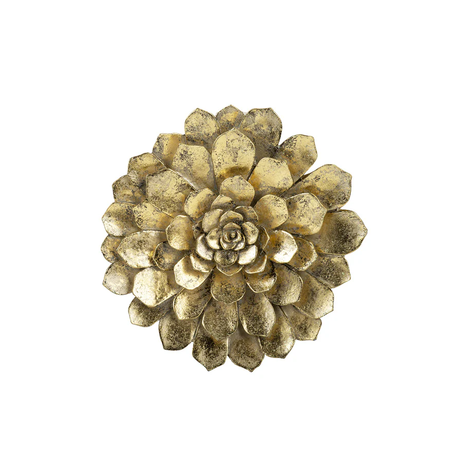 Abalone Cacti Wall Accent Large - Gold - Image 3