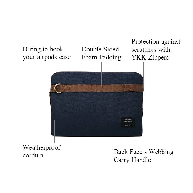 Ace Laptop Sleeve - Oxford Blue 13 to 14 Inches - Image 4