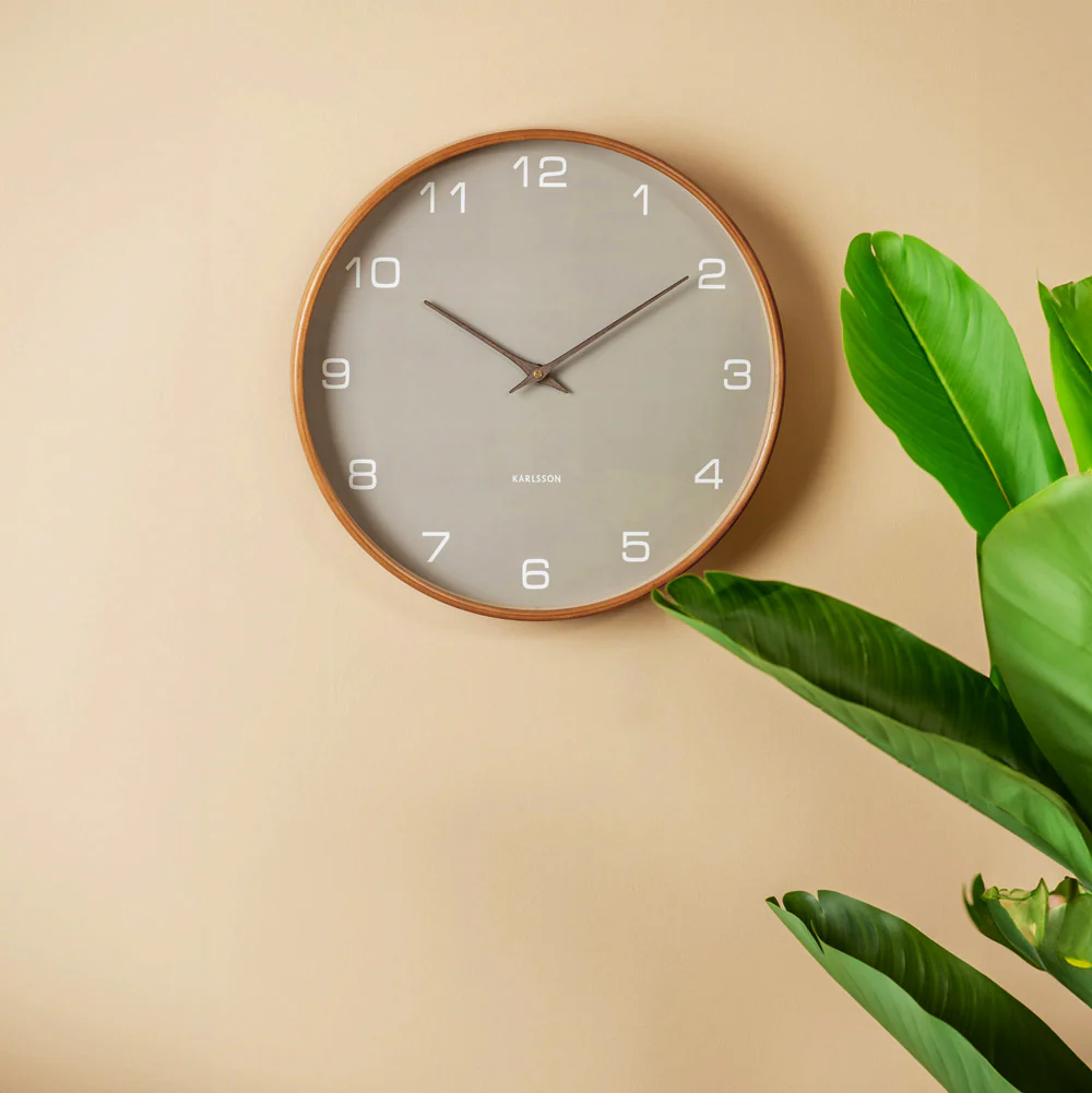 Acento Wall Clock 40cm - Grey - Image 2
