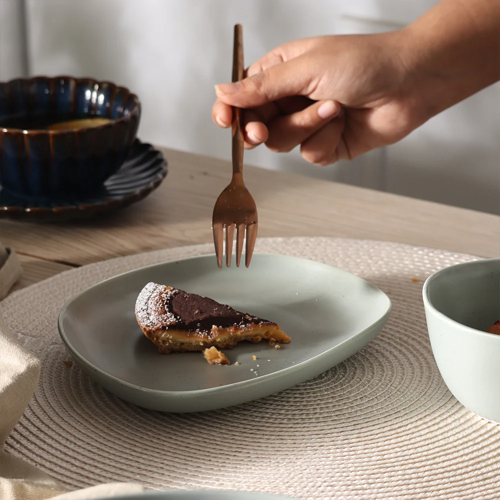 Aden Dessert Plate - Light Sage - Image 5