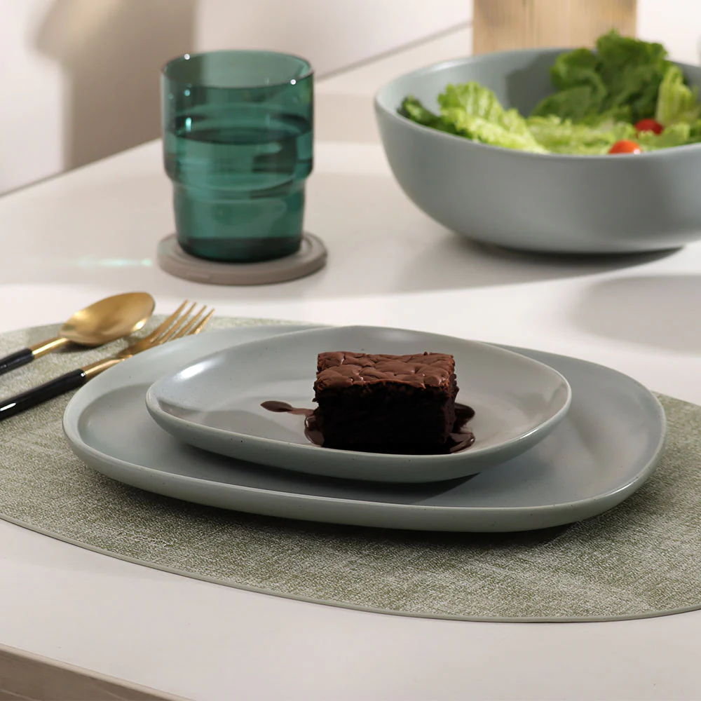 Aden Dessert Plate - Light Sage - Image 6