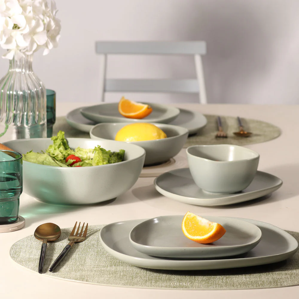 Aden Dessert Plate - Light Sage - Image 7