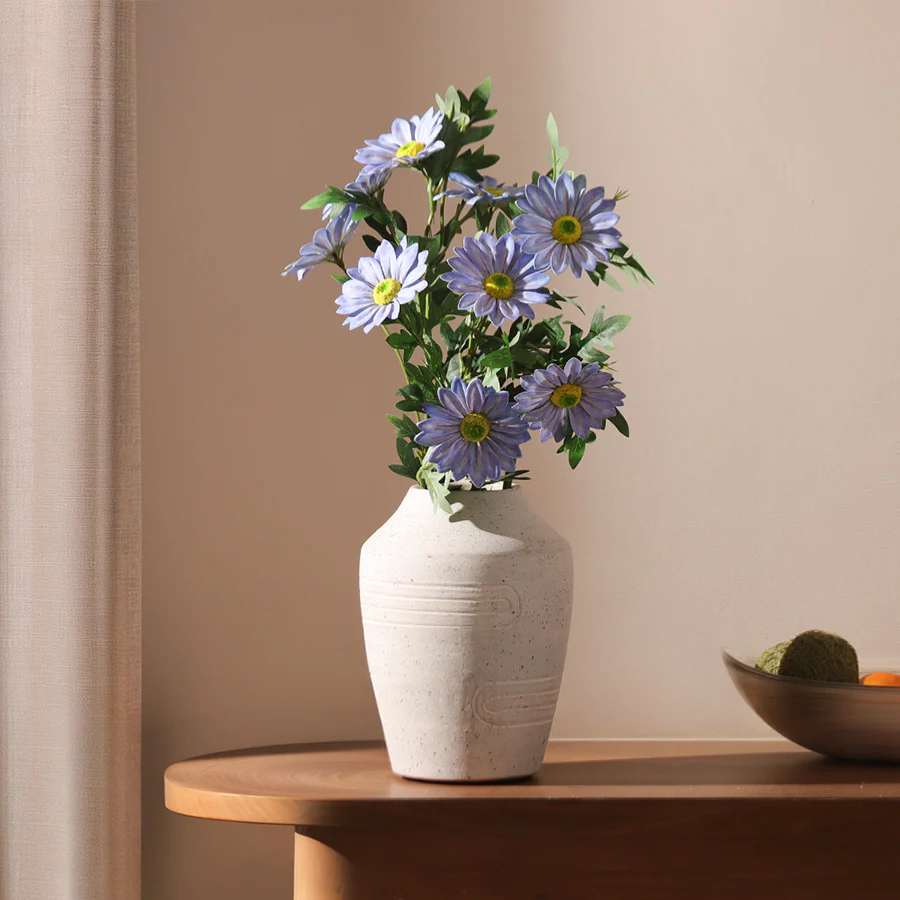 African Daisy Faux Stem - Blue - Image 3