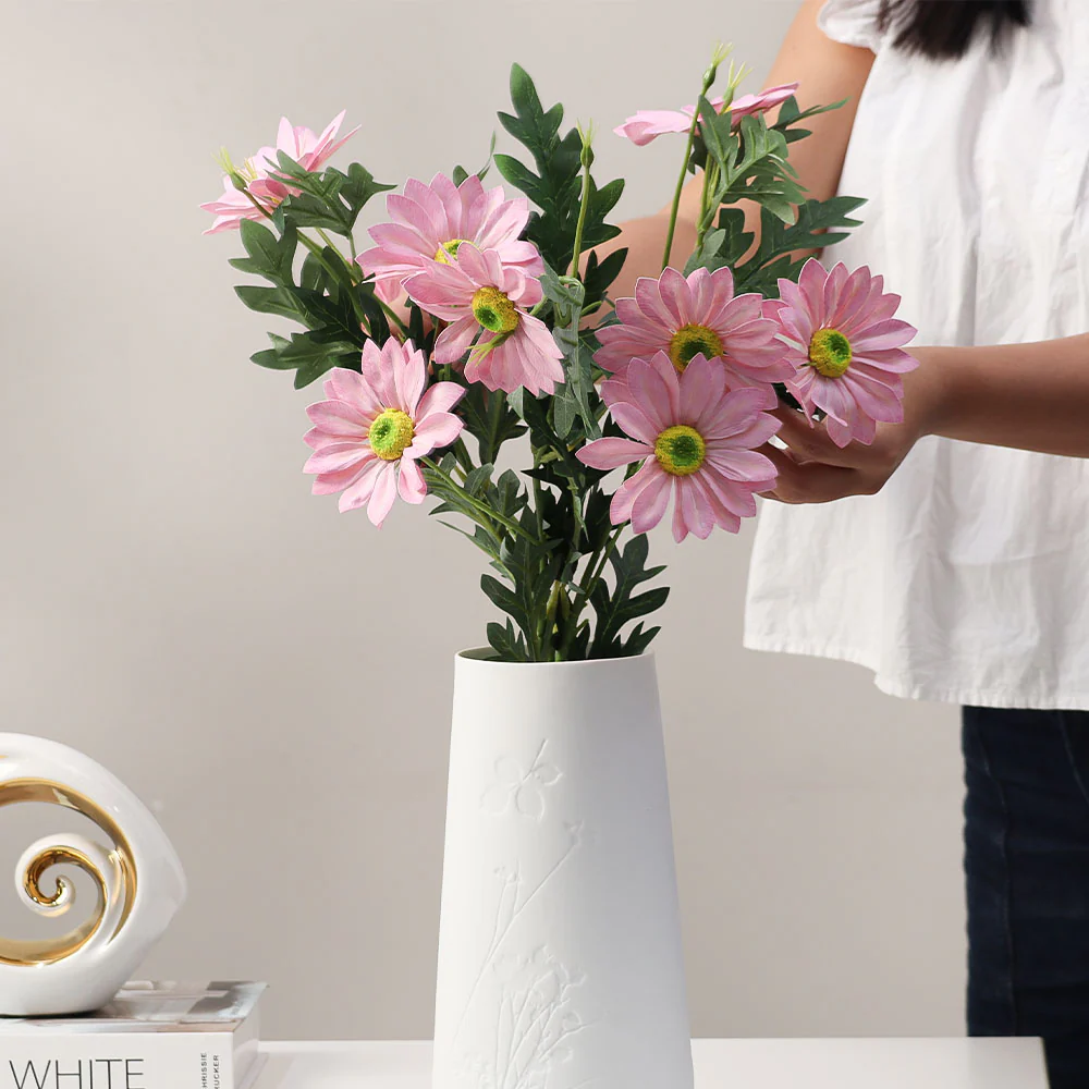 African Daisy Faux Stem - Light Pink - Image 2