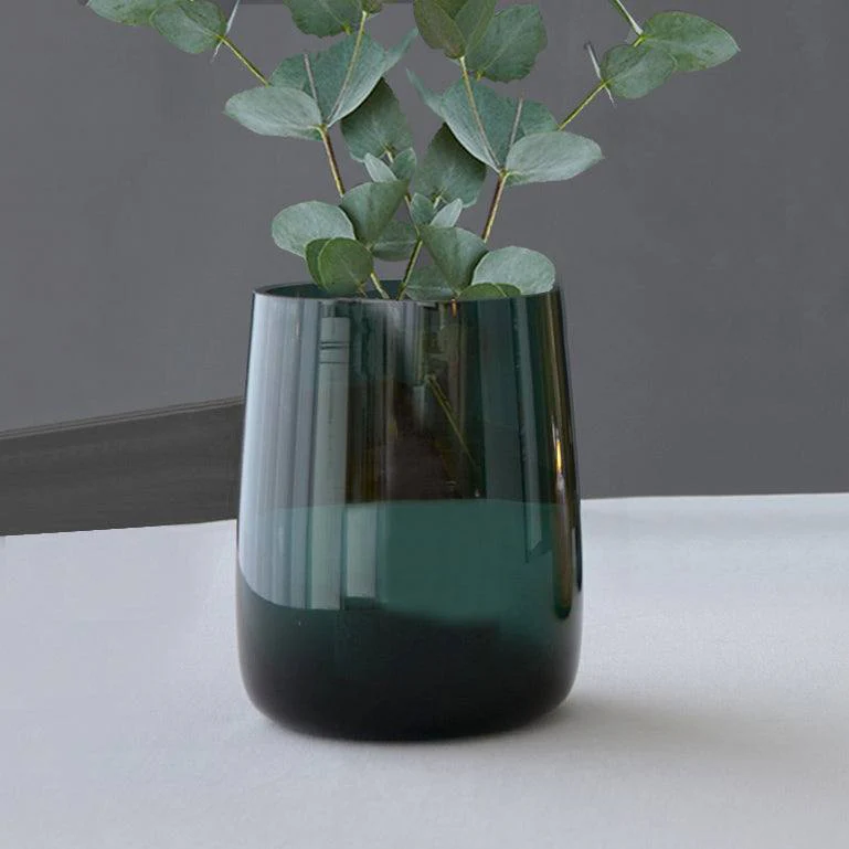 Ajana Glass Vase Large - Green - Image 2