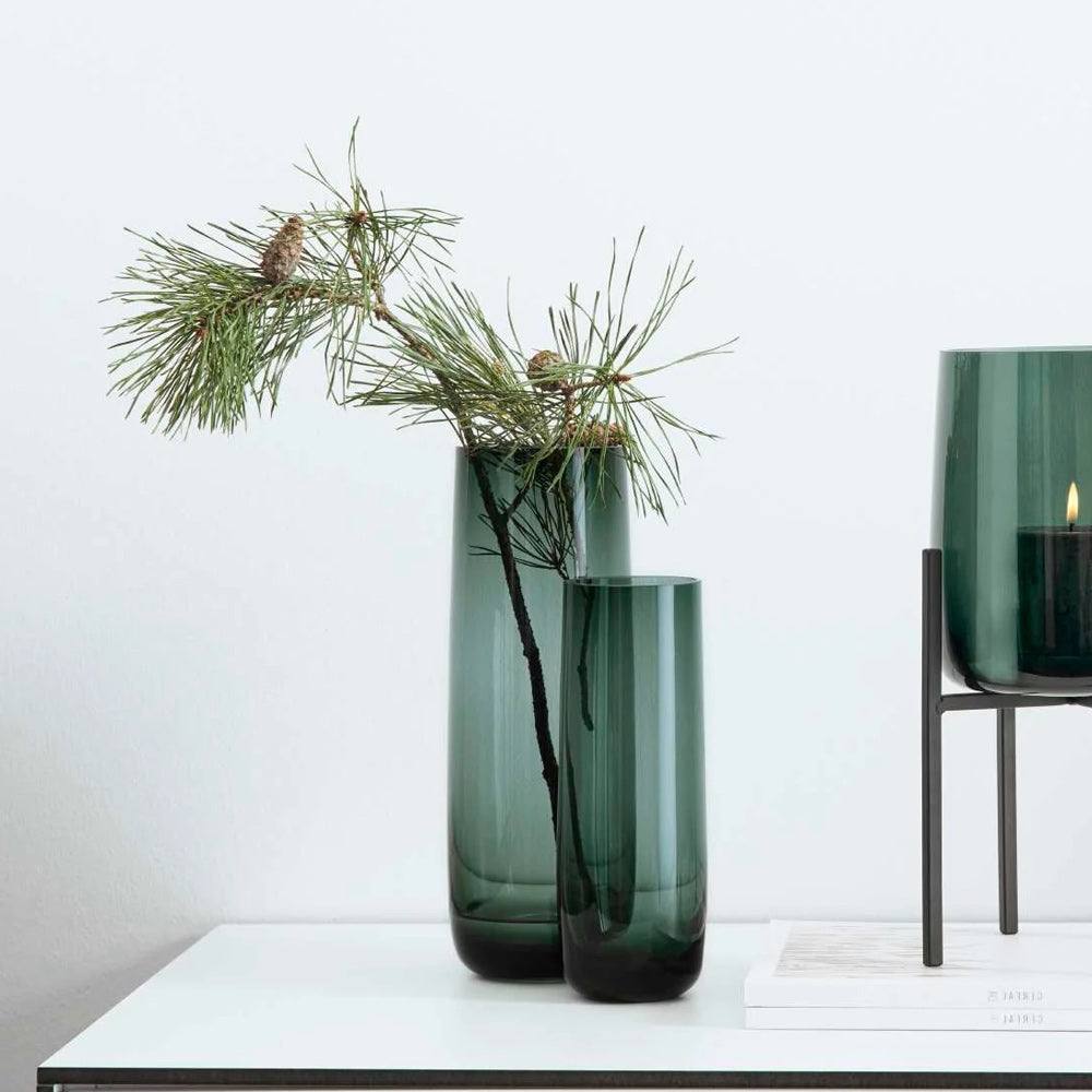 Ajana Glass Vase Tall - Green - Image 4