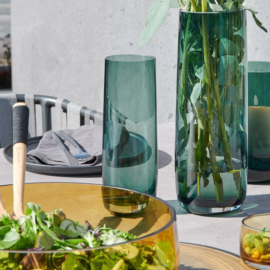 Ajana Glass Vase Tall - Green - Image 5