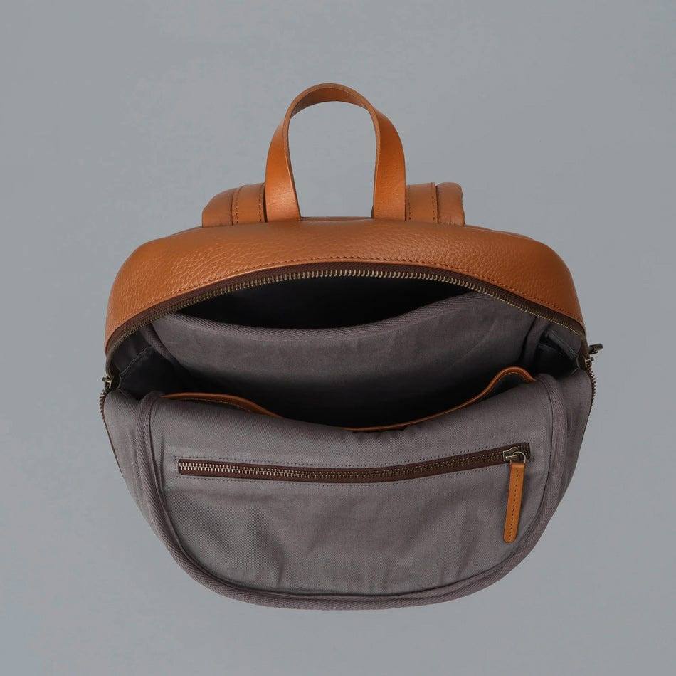 Alabama Leather Backpack 14L - Tan - Image 14