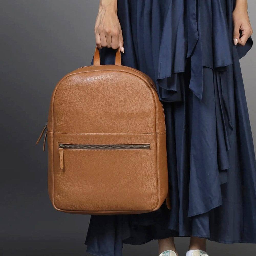 Alabama Leather Backpack 14L - Tan - Image 16