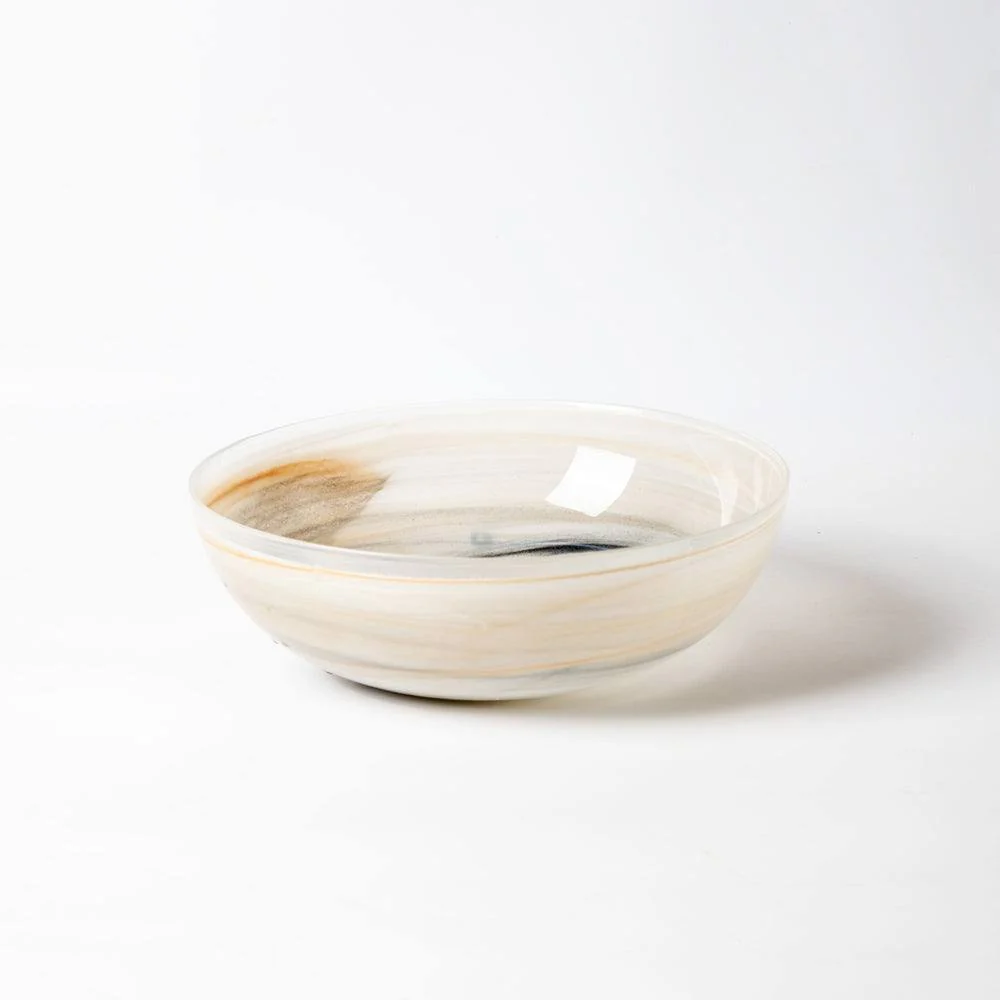 Alabastro Flat Bowl - Beige - Image 3