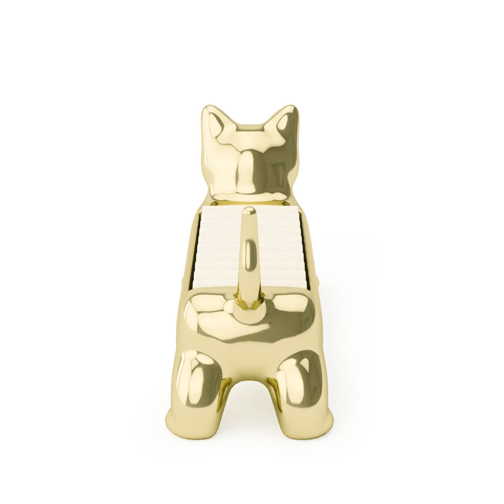 Ali Cat Ring Holder - Brass - Image 10