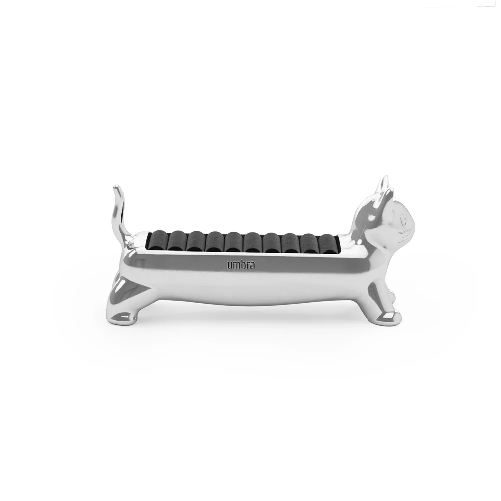 Ali Cat Ring Holder - Chrome - Image 9