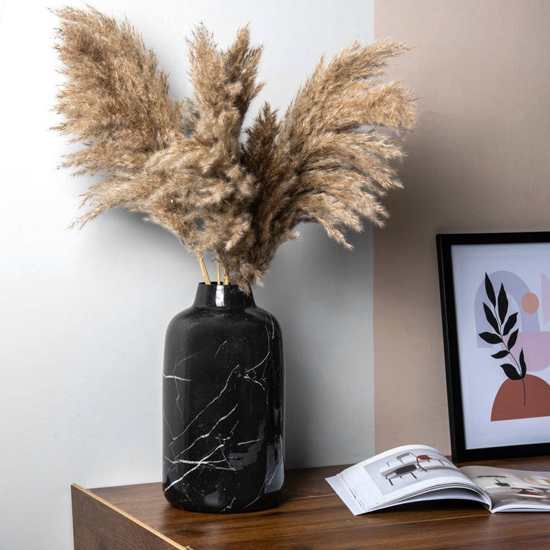 Alina Vase Large - Black Marble - Image 4