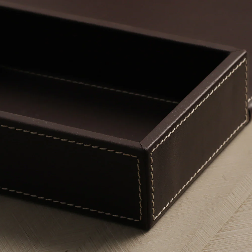 Alto Desk Organiser - Coffee Brown - Image 6