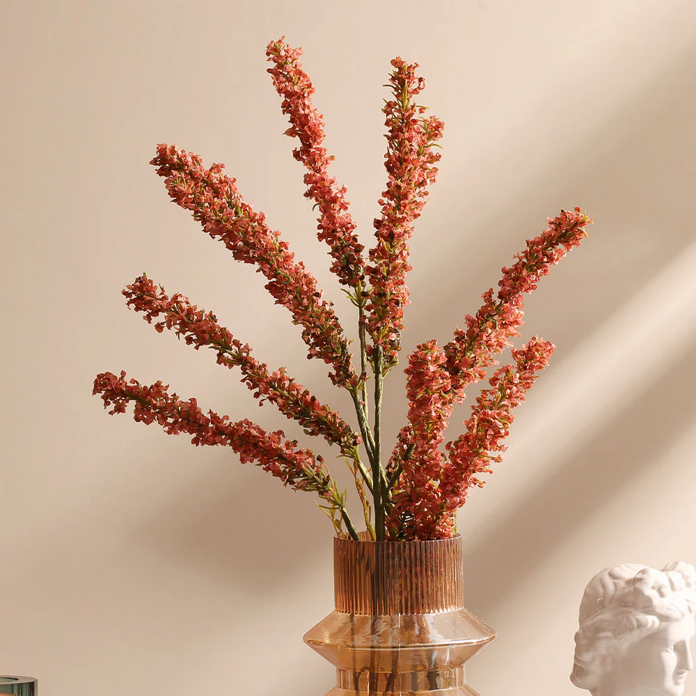 Amaranthus Faux Stem - Coral - Image 7