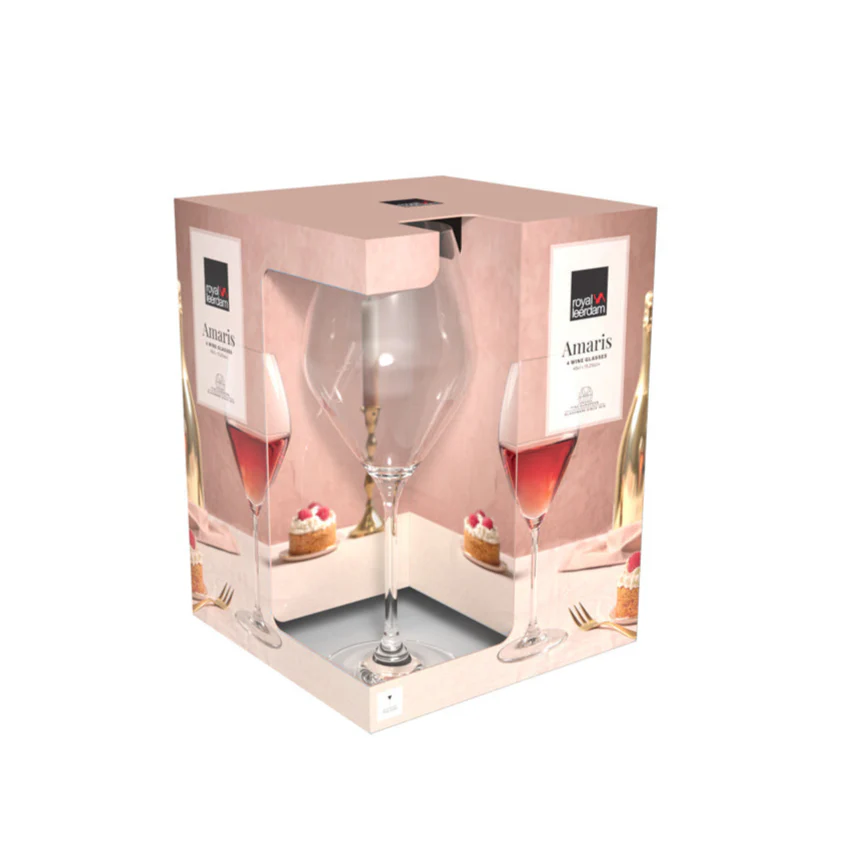 Amaris Red Wine Glasses 470ml, Set of 4 - Image 4