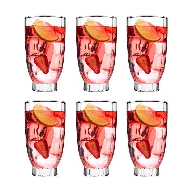 Amore Long Drink Tumblers 410ml, Set of 6 - Image 2