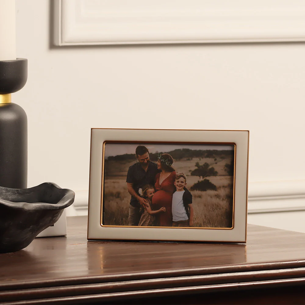 Andre Photo Frame Medium - White Gold - Image 5