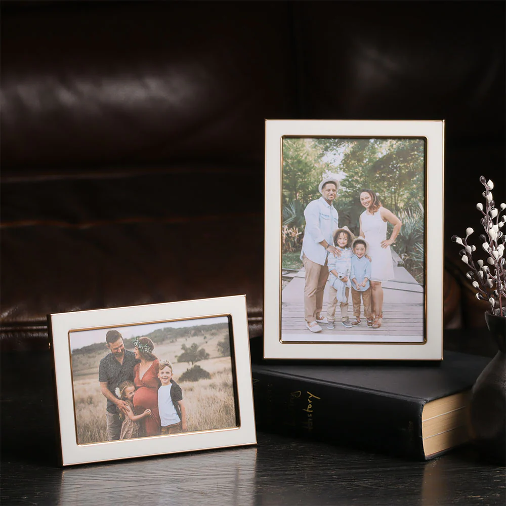 Andre Photo Frame Medium - White Gold - Image 6