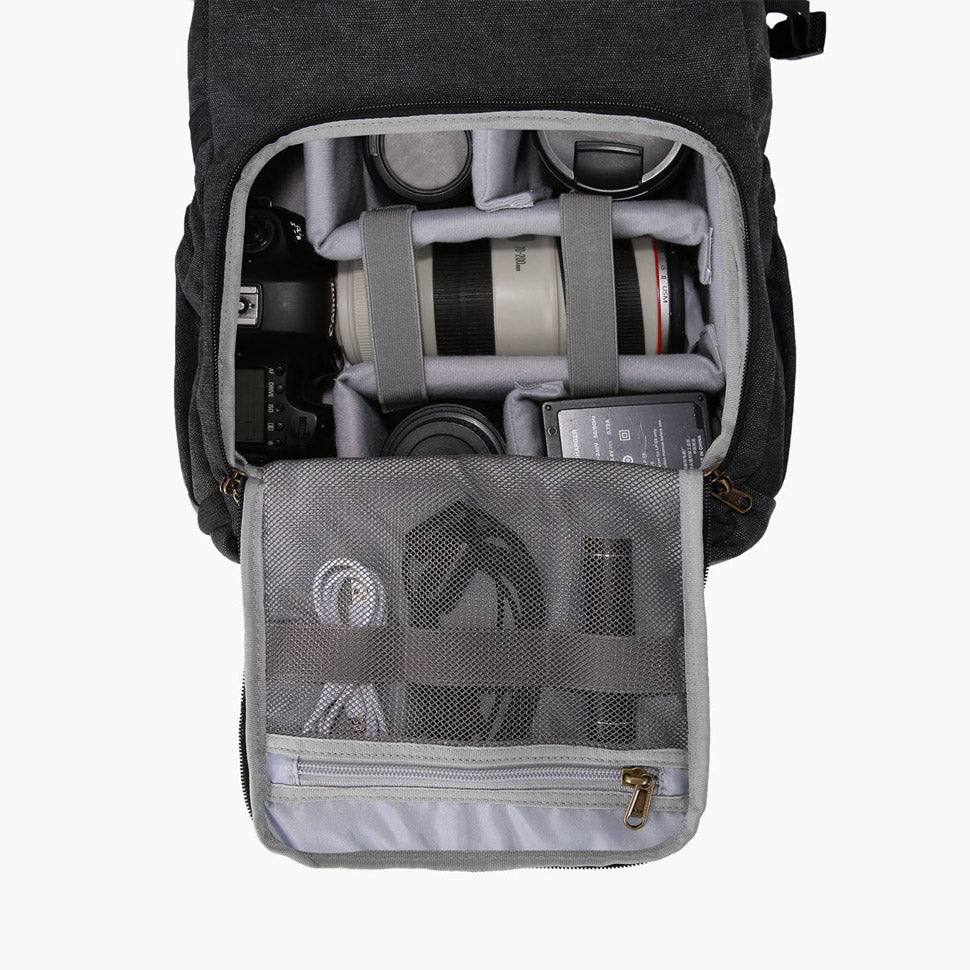 Anniston Camera Backpack - Black - Image 4
