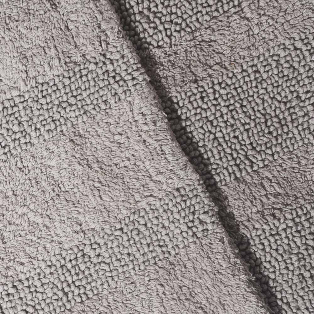 Ansa Striped Reversible Loop-Tufted Bathmat - Pebble Grey - Image 4