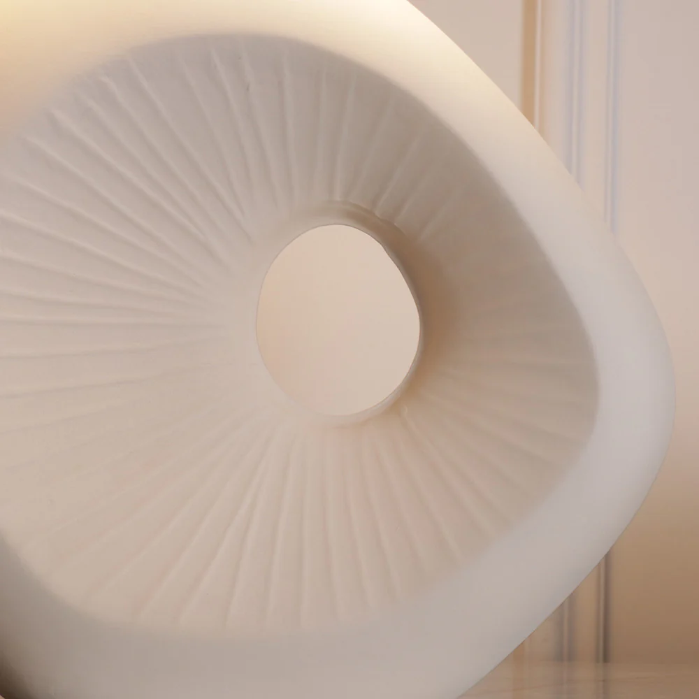 Anya Ceramic Table Lamp XL - White - Image 4