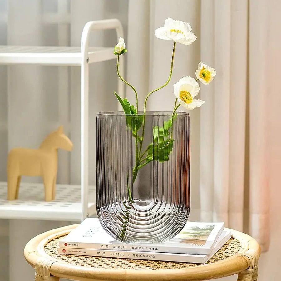 Arch Glass Vase Small - Smoke - Image 2