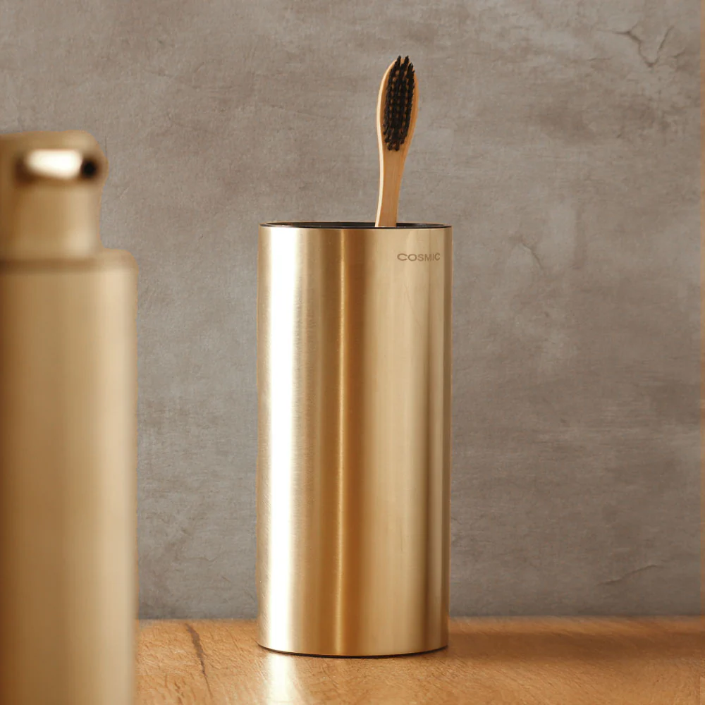 Architect SP Toothbrush Tumbler - Gold - Image 3