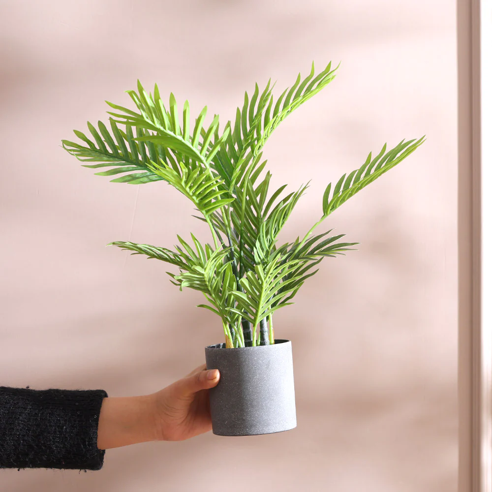 Areca Palm Artificial Potted Plant - Mini - Image 5