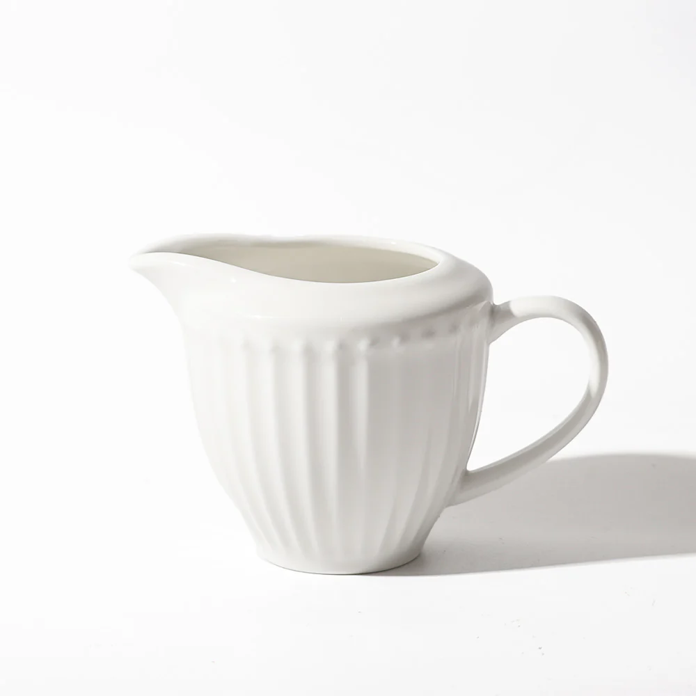 Aria Ceramic Milk Jug - White - Image 3