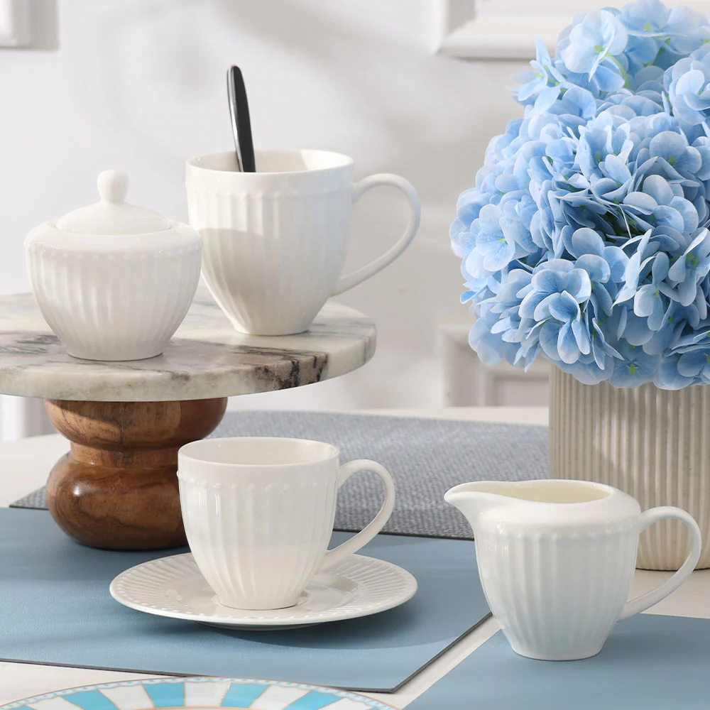 Aria Ceramic Milk Jug - White - Image 6