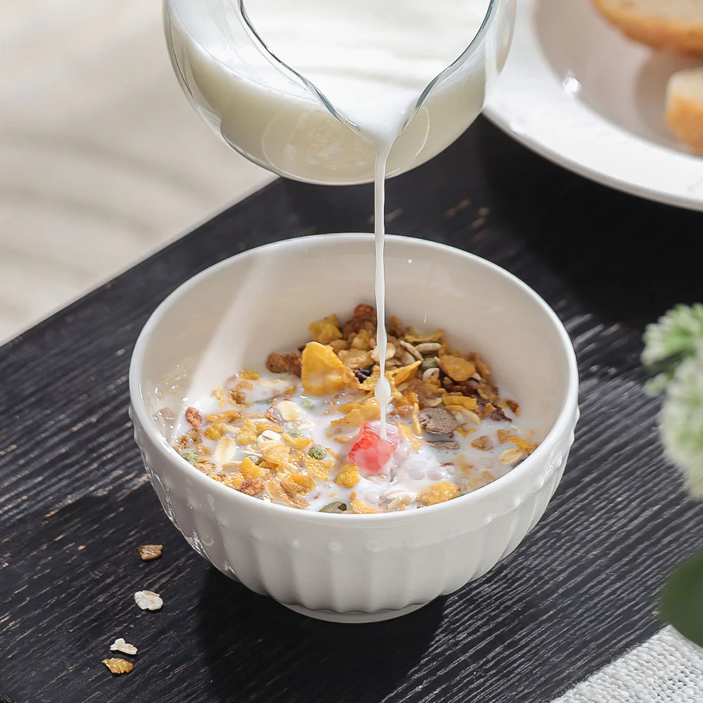 Aria Ceramic Small Bowl - White