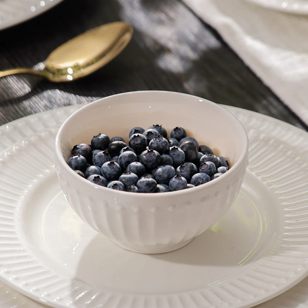 Aria Ceramic Small Bowl - White - Image 2
