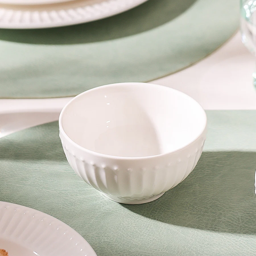 Aria Ceramic Small Bowl - White - Image 3