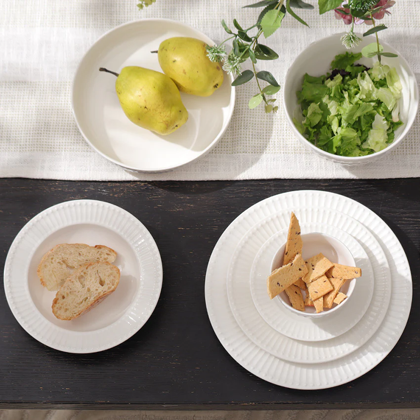 Aria Ceramic Small Plate - White - Image 5