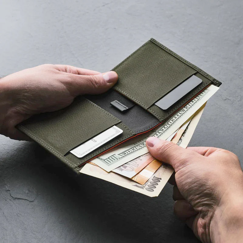 ARK Bifold Cash Wallet - Axoflux Army Green - Image 2