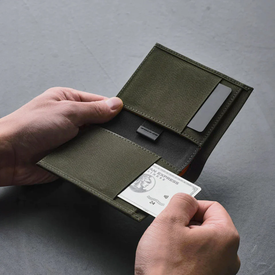 ARK Bifold Cash Wallet - Axoflux Army Green - Image 3
