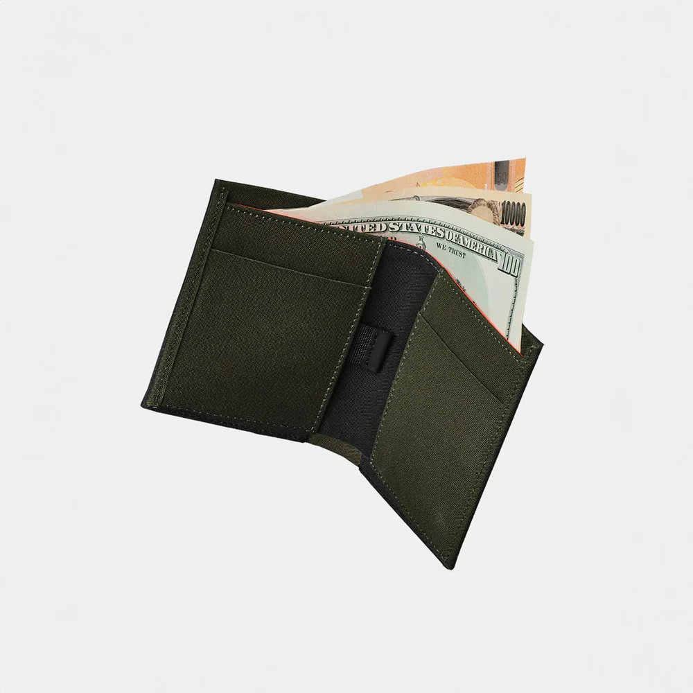ARK Bifold Cash Wallet - Axoflux Army Green - Image 5
