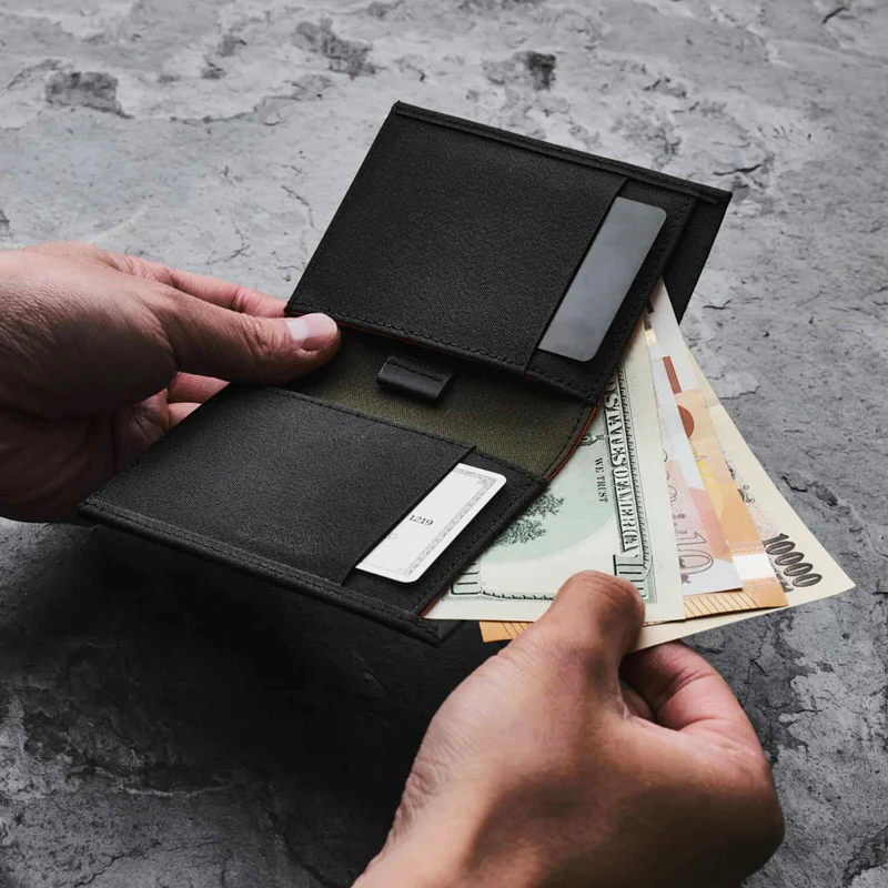 ARK Bifold Cash Wallet - Axoflux Black