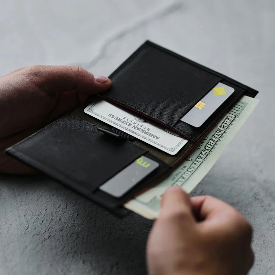 ARK Bifold Cash Wallet - Axoflux Black - Image 6