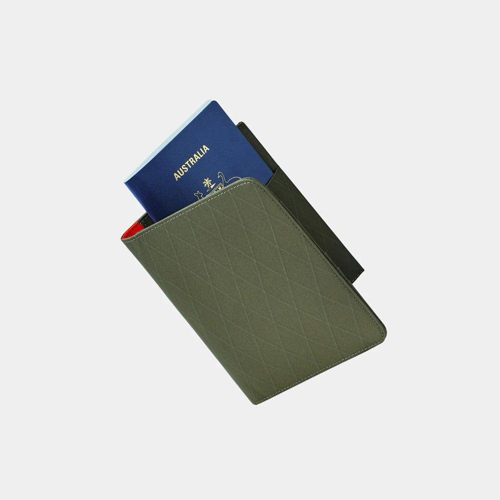 ARK Bifold Passport Wallet - Dark Green VX21 - Image 3