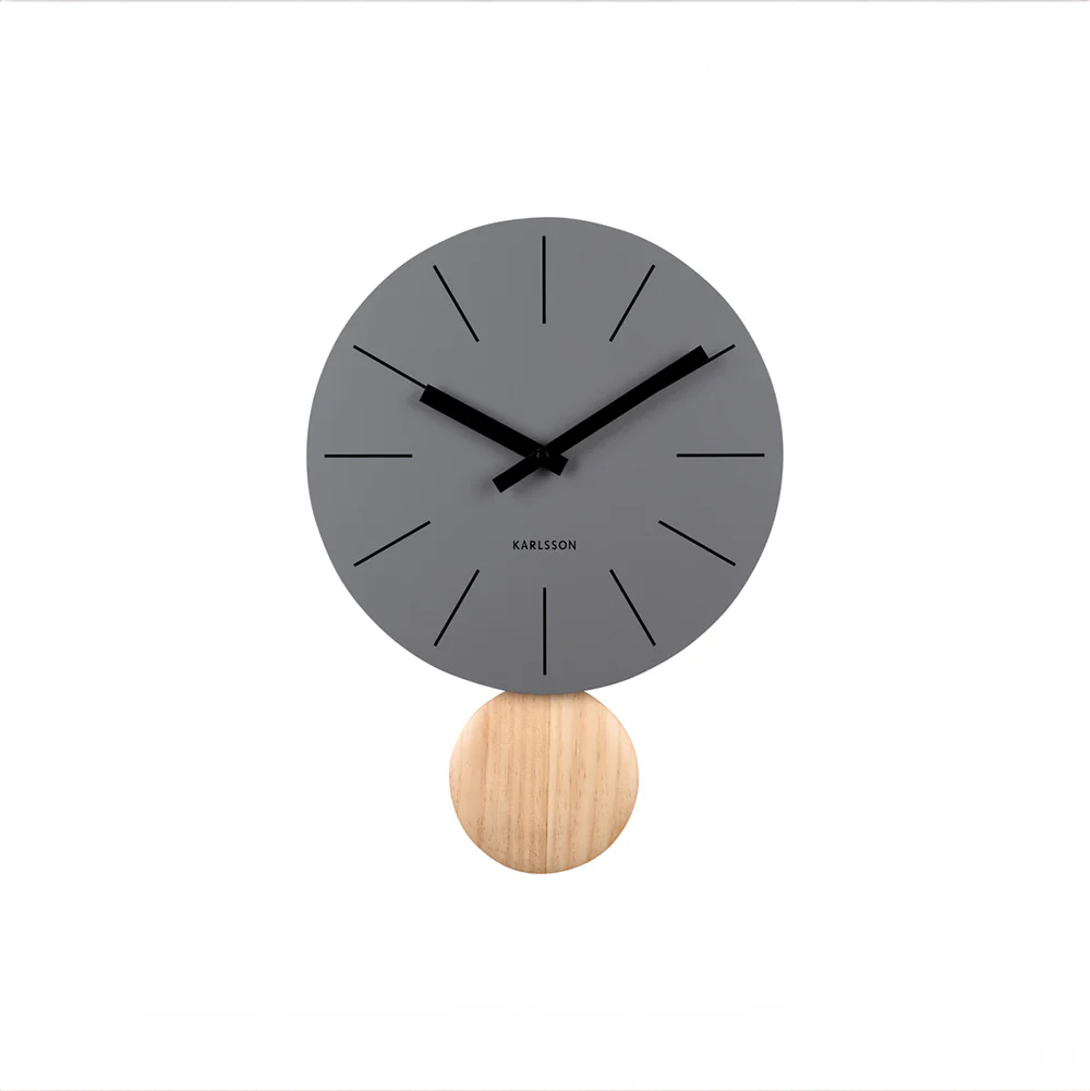 Arlo Pendulum Wall Clock - Dark Grey - Image 2