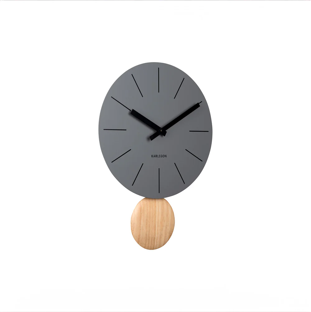 Arlo Pendulum Wall Clock - Dark Grey - Image 3