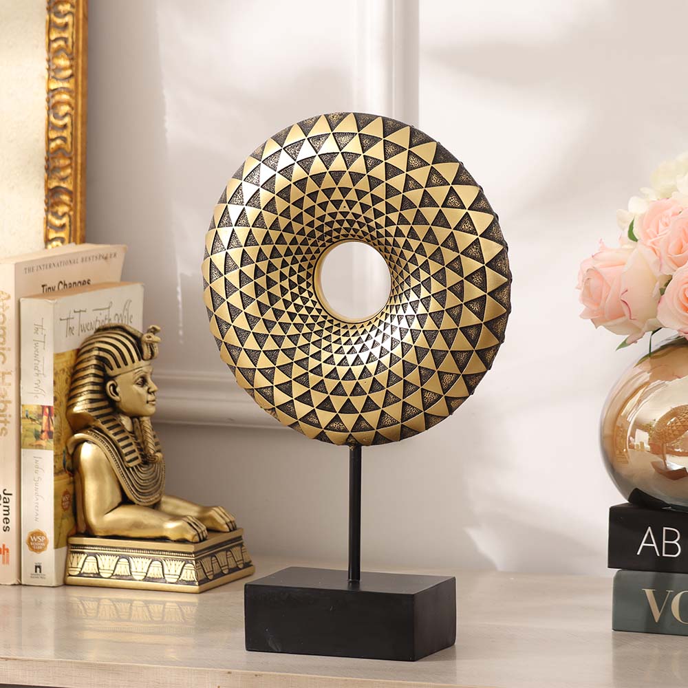 Artemis Decorative Sculpture - Gold & Black - Image 2