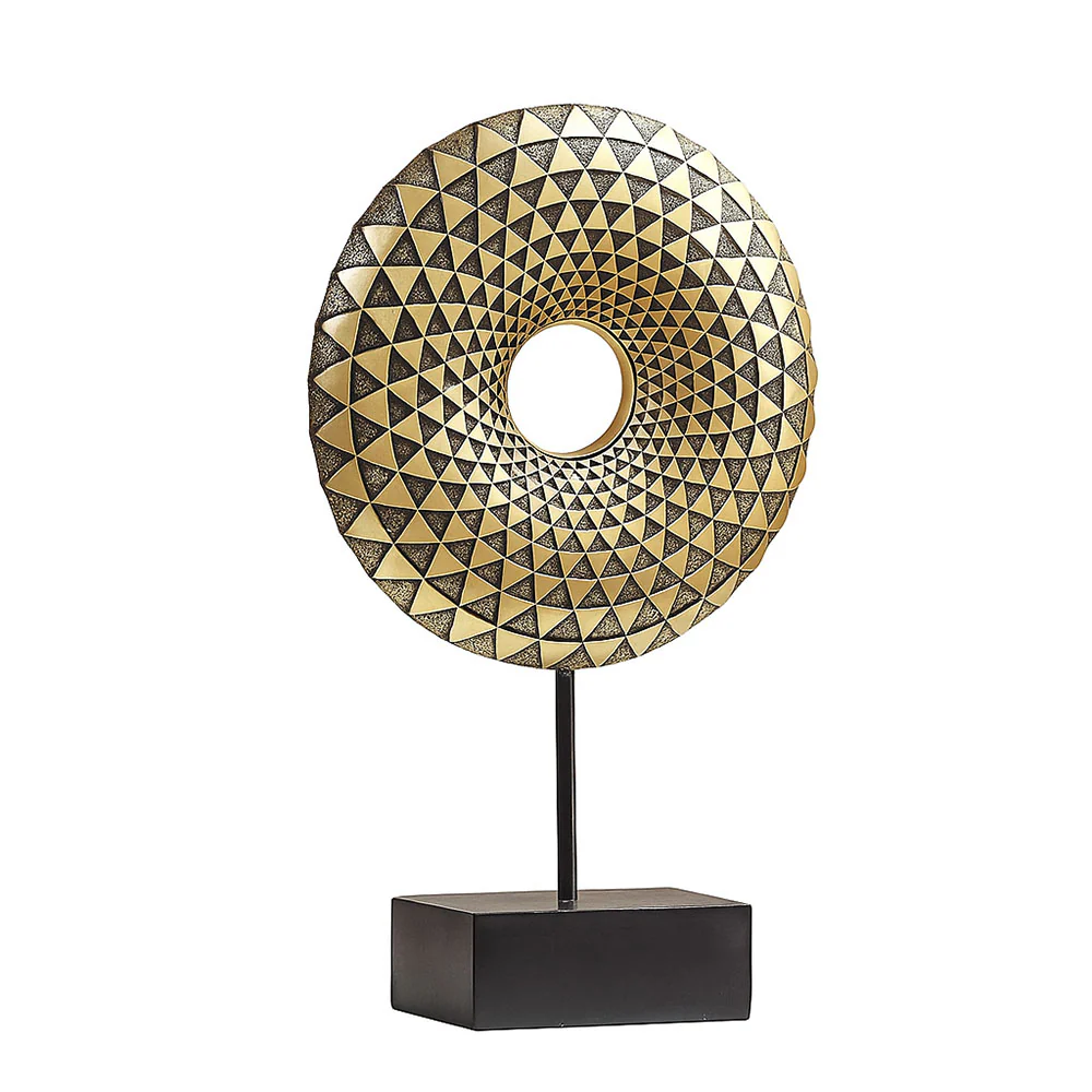 Artemis Decorative Sculpture - Gold & Black - Image 3