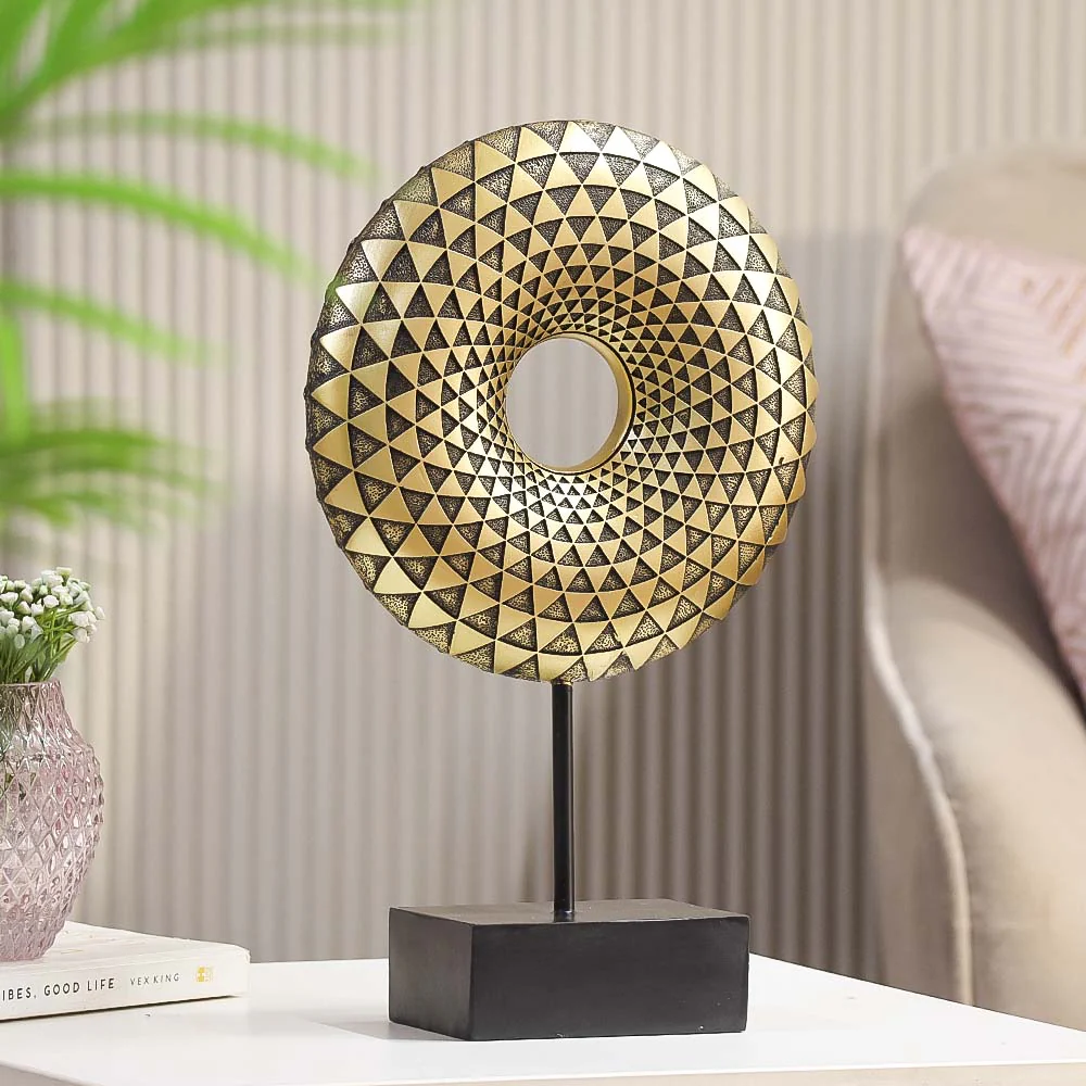 Artemis Decorative Sculpture - Gold & Black - Image 4