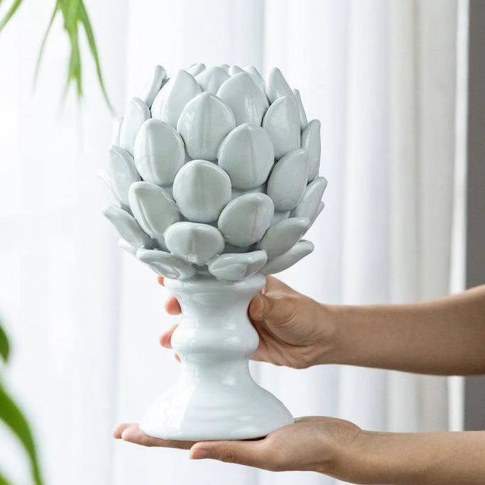 Artichoke Decorative Accent Large - White - Image 2