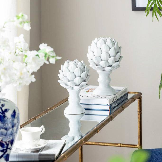 Artichoke Decorative Accent Large - White - Image 3