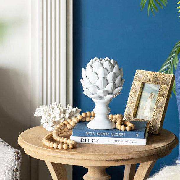 Artichoke Decorative Accent Large - White - Image 5