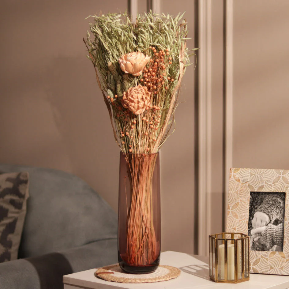 Artichoke Dried Bouquet - Peach Sage